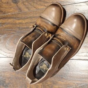 Free Bird, Mabel, gray multicolor, oxford, two toned leather